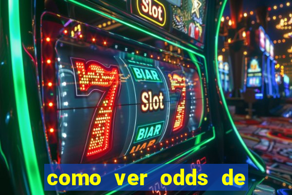 como ver odds de jogos passados
